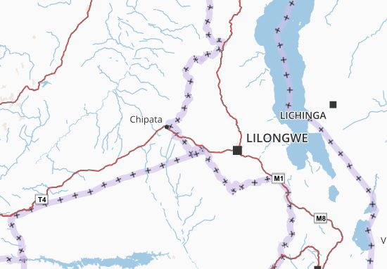 Kaart Plattegrond Mchinji