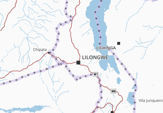 Kaart Plattegrond Central Region