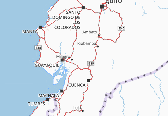 Karte Stadtplan Chillanes