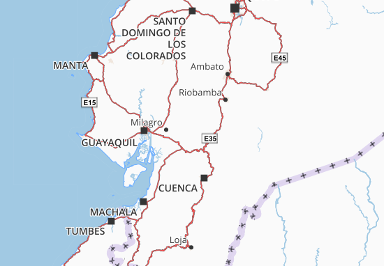 Karte Stadtplan General Antonio Elizalde