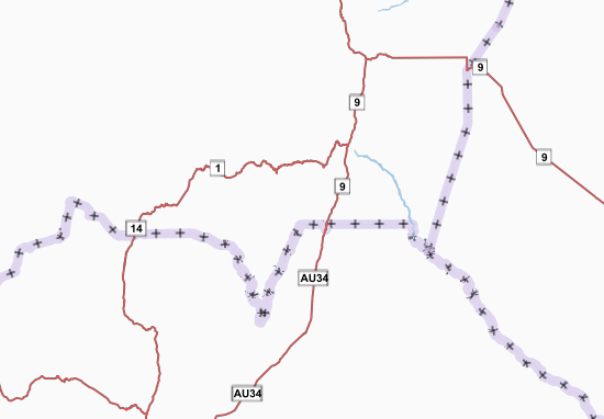 Karte Stadtplan Tarija