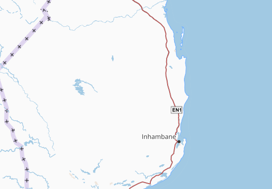 Karte Stadtplan Inhambane