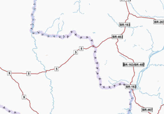 Amambay Map