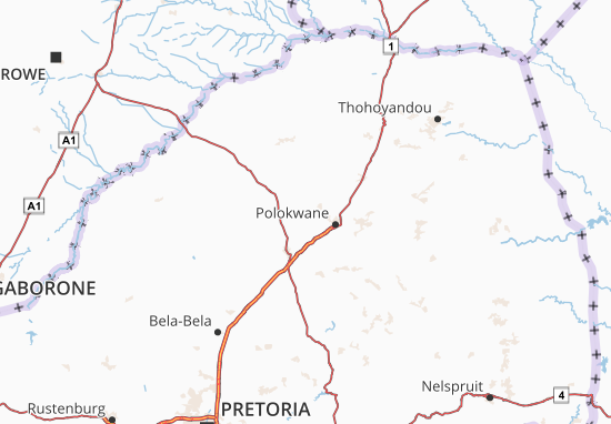Karte Stadtplan Limpopo