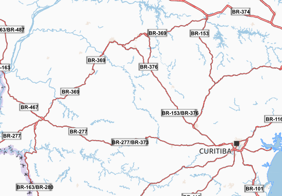 Paraná Map
