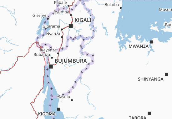 Mapa Cankuzo