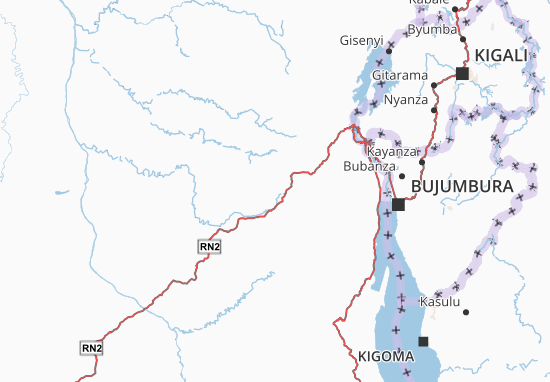 Karte Stadtplan Sud-Kivu