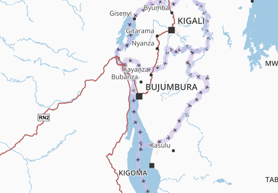 Karte Stadtplan Bujumbura Mairie