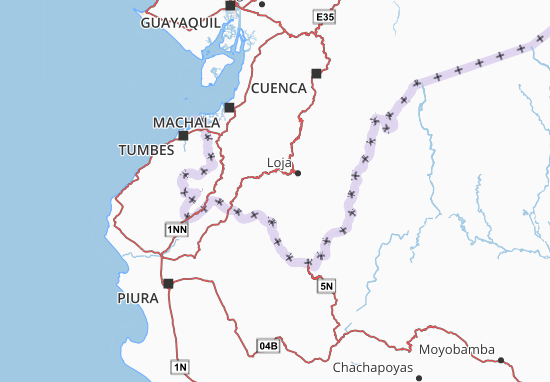 Gonzanama Map