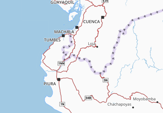 Karte Stadtplan Sozoranga