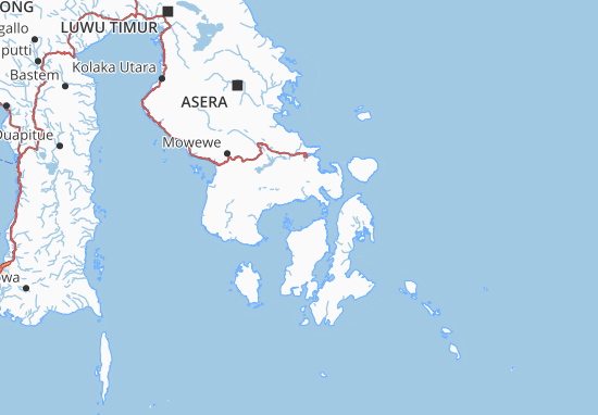 Sulawesi Tenggara Map