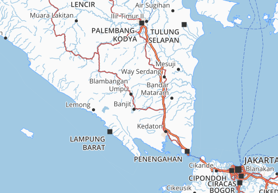 Way Kanan Map