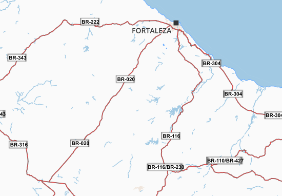 Karte Stadtplan Ceará