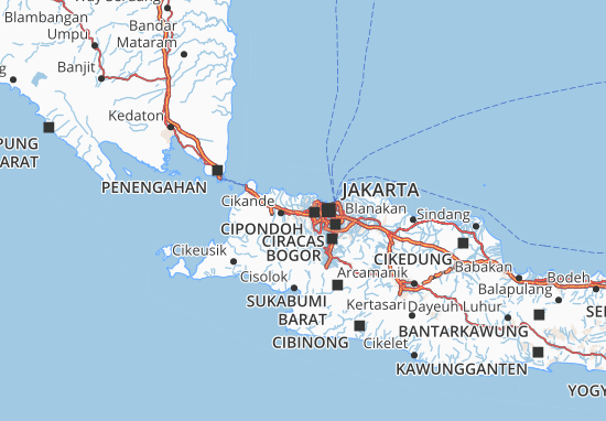 Karte Stadtplan Tangerang