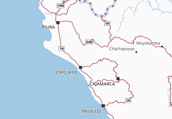 Lambayeque Map