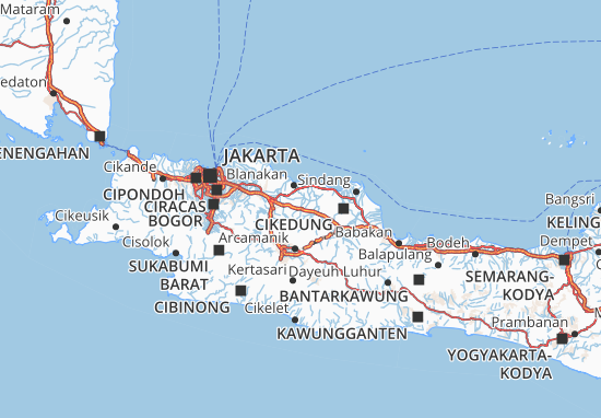 Kaart Plattegrond Subang