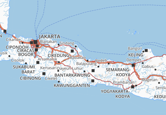 Mapa Kota Cirebon