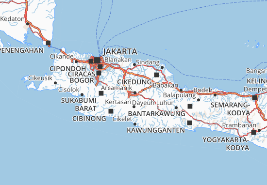 Kota Bandung Map