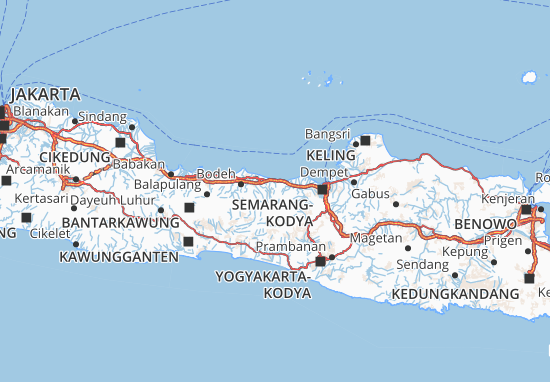 Karte Stadtplan Batang