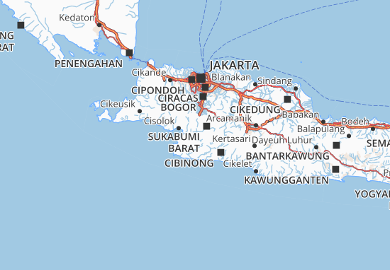 Sukabumi Map
