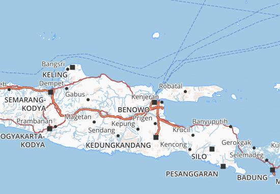 Karte Stadtplan Lamongan