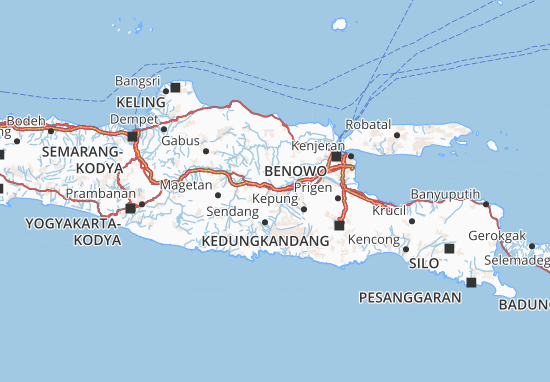 Mapa Nganjuk