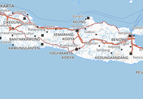 Kulon Progo Map