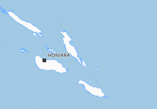Mapa Solomon Islands