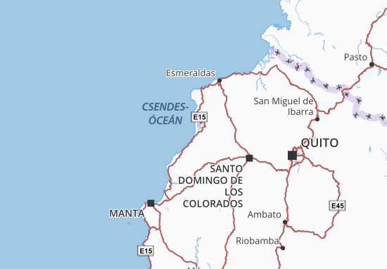 Pedernales Map