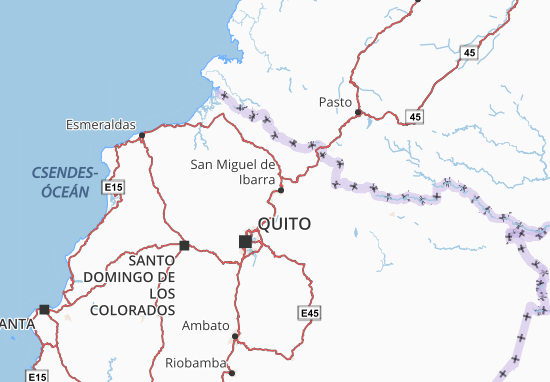 Kaart Plattegrond Antonio Ante