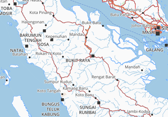 Mapa Kampar