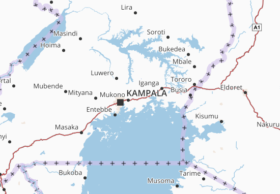 Mapa Mukono