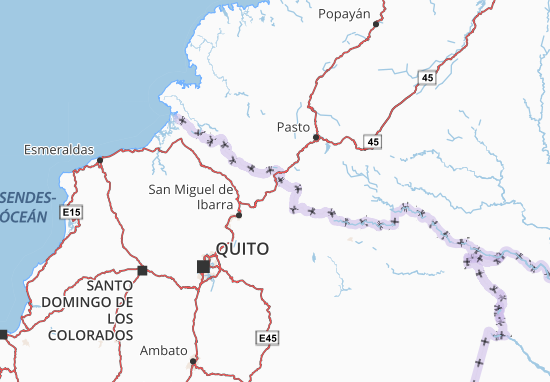 Mappe-Piantine San Pedro de Huaca