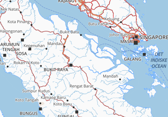 Karte Stadtplan Riau