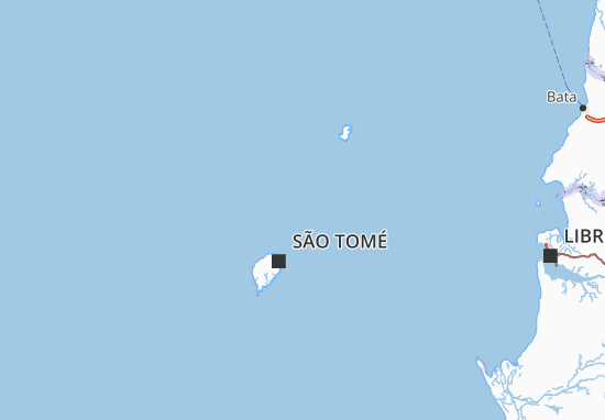 Karte Stadtplan São Tomé e Príncipe