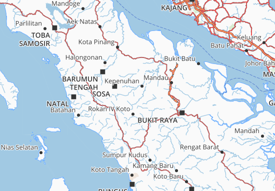 Rokan Hulu Map