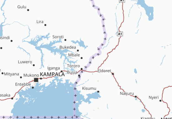 Bududa Map