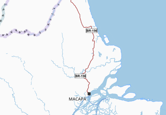 Karte Stadtplan Amapá