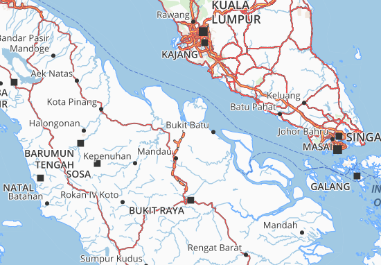 Kaart Plattegrond Kota Dumai