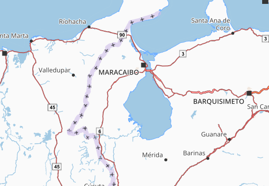 Mapa Zulia