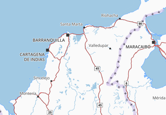 Mapa Magdalena