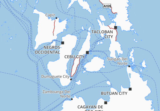 Central Visayas Map