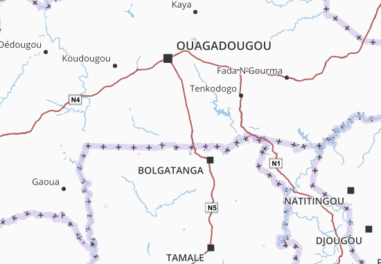 Nahouri Map