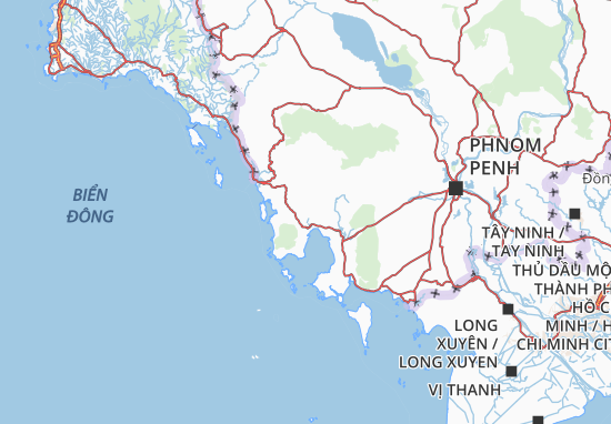 Karte Stadtplan Kaoh Kong