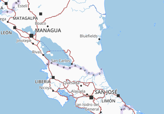 Río San Juan Map