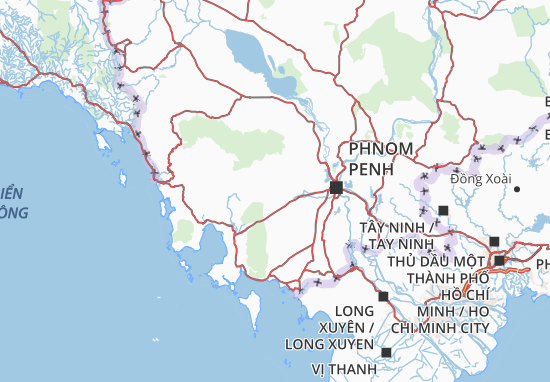Karte Stadtplan Kampong Spoe