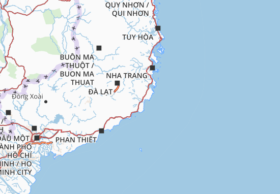 Ninh Thuận Map