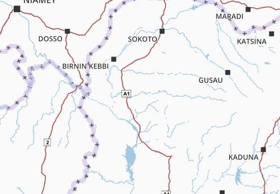 Mapa Kebbi