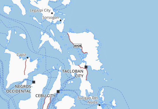 Mapa Western Samar