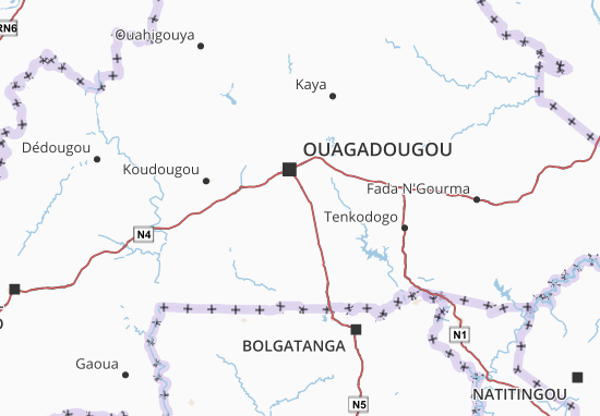 Bazèga Map